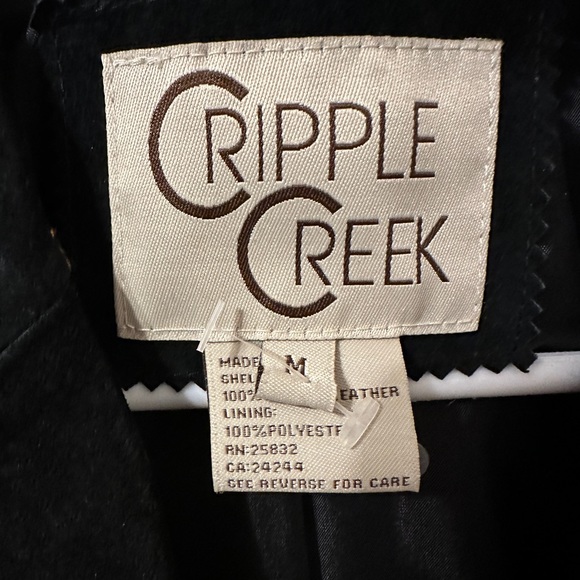 Cripple Creek Leather Western Jacket Size M - Picture 2 of 6